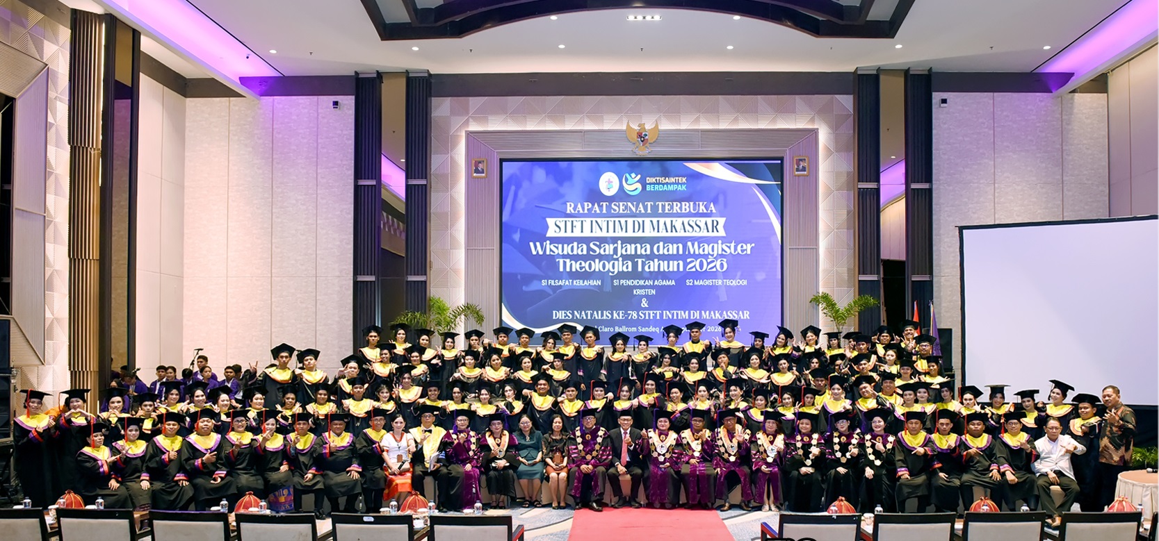 STFT INTIM di Makassar Gelar Wisuda Sarjana dan Magister Teologi, 110 Mahasiswa Resmi Menyelesaikan